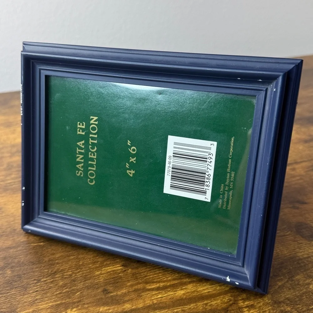 Blue Photo Frame 4” x 6”